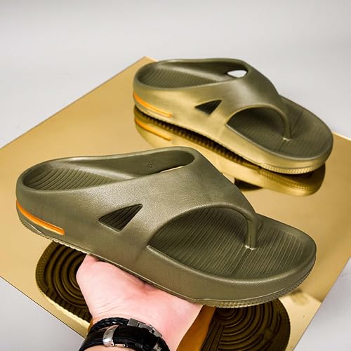 Men's summer plus size herringbone shower slippers, comfortable beach sandals3