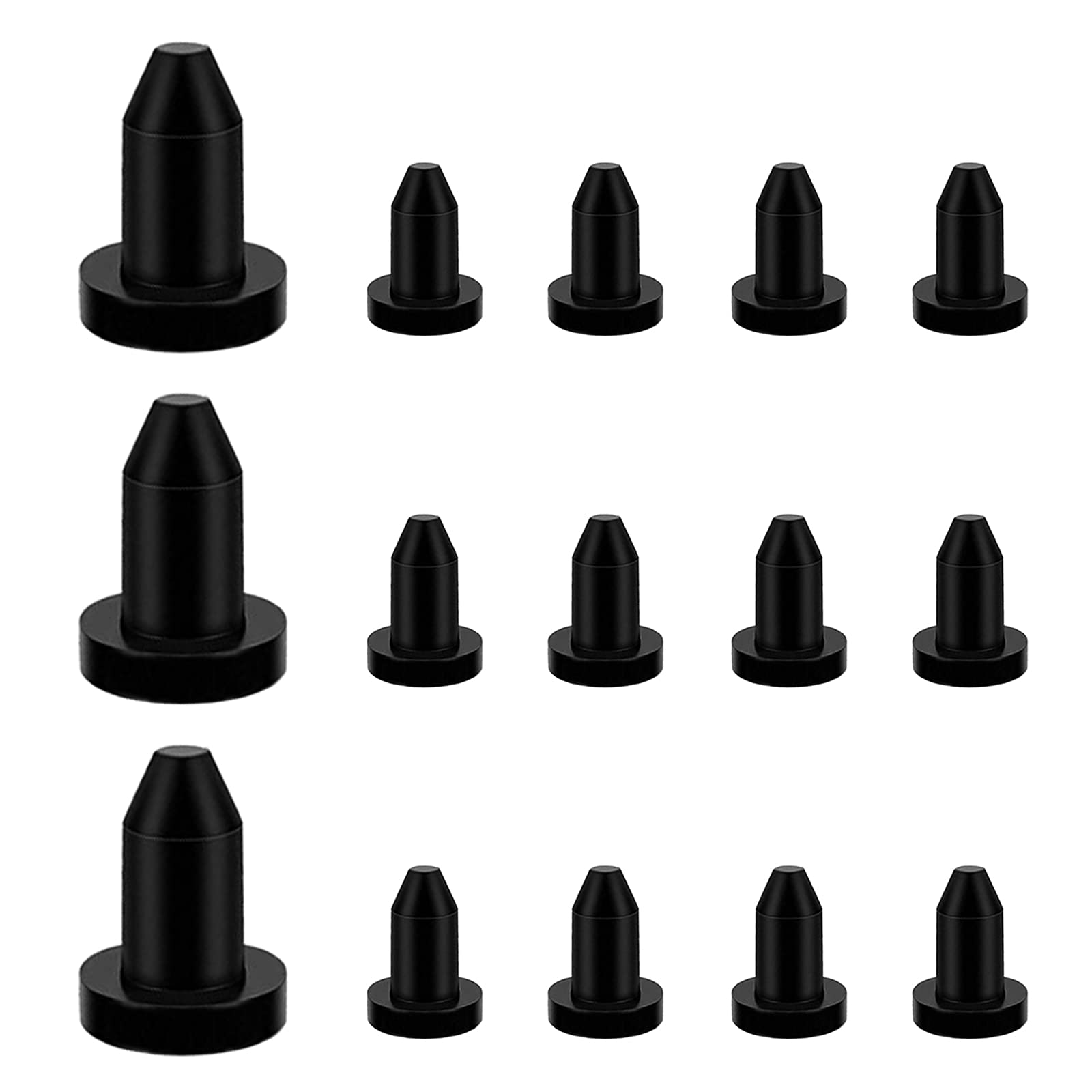 Kit di 8 tappi universali per kayak, in silicone, per kayak, accessori per kayak, con cordino, tappi per fori di scarico