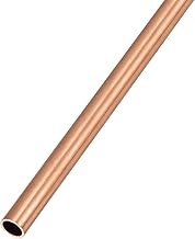 METALLIXITY Copper Tube (6mm OD x 0.5mm Wall T x 300mm L) - for Home Furnishing, Machinery, DIY Handicraft