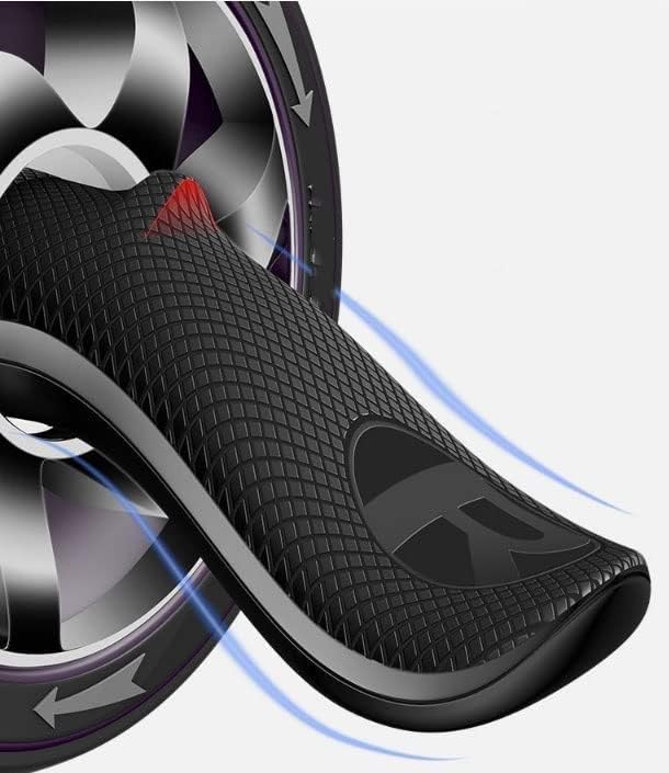 Miniatura 4 de Rueda abdominal, rueda de rodillo abdominal con resistencia de resorte incorporada, rodillo abdominal de fitness para entrenamiento abdominal,