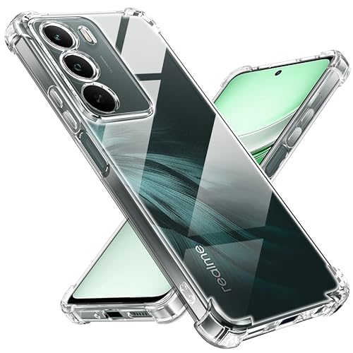 Tentoki Funda para Realme C71, Suave TPU, Transparente