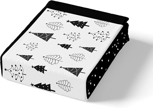 Miniatura 4 de Juego de funda de edredón para niños, tamaño King, diseño de copos de nieve, árboles de Navidad, decoración de habitación de niños y adultos, funda