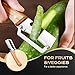 Vegetable Peeler with Wooden Handle, Multifunctional Fruit Peeler for Kitchen, Stainless Steel Blade Peeler with Built-in Bottle Opener (1PC)