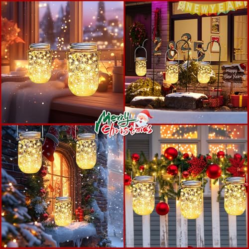 12 Pack Solar Mason Jar Lid Lights - Additional View