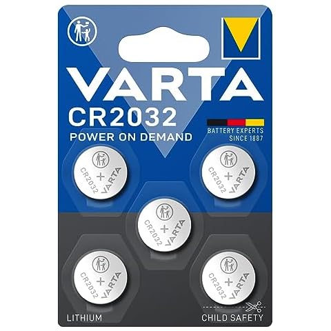 VARTA CR2032 Lithium Button Cell Battery 5-pack Cover