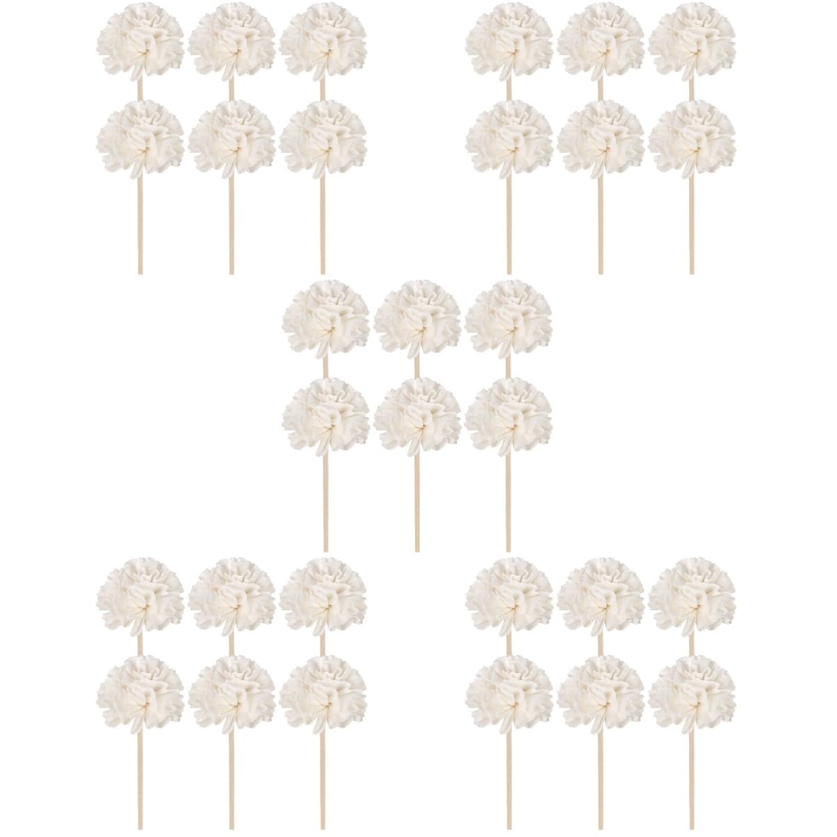 PRETYZOOM 5 Sätze Blumen Der Aromatherapie Diffusor-Sticks Öldiffusor Luft Docht Lilie Auto Duftstäbchen Heizlùfter Diffusorsticks Zum Nachfüllen Zubehör Für Aromaflaschen Rattan 6 Stück * 5