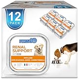 Forza10 - Dog Food, Vet Formulated Wet Dog Food for Kidney Support, Non-GMO, Lamb Flavor, Made in Italy (3.5 oz, 12 Pack)