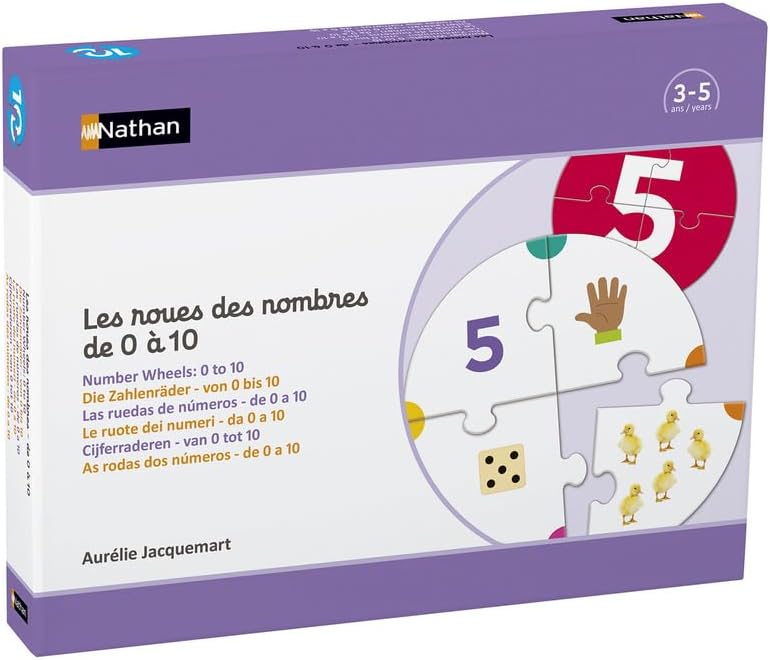 Roues des nombres - de 0 à 10