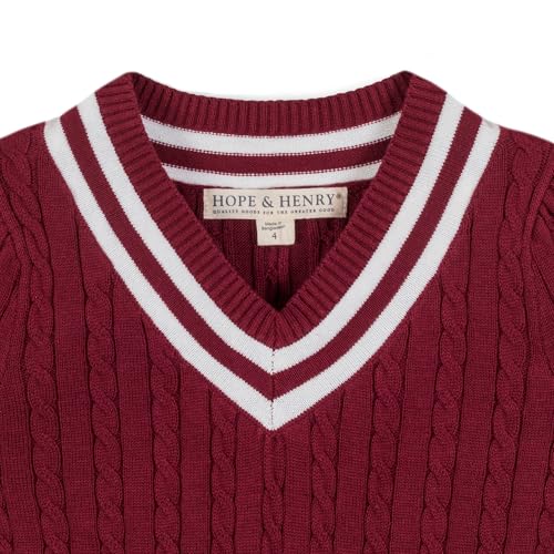 Image of Hope & Henry Girls' Milano Tipped Sweater Dress
