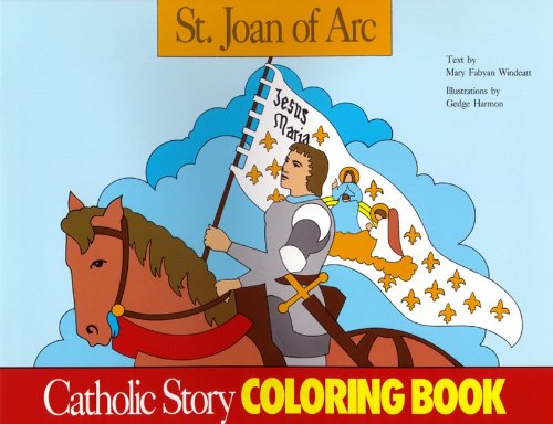 St. Joan of Arc Coloring Book 0895553678 Book Cover