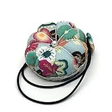 Sewing Pin Cushion with Wrist Strap, Pumpkin Shape Needle Pillow Cotton Needle Holder, Creative Pin
