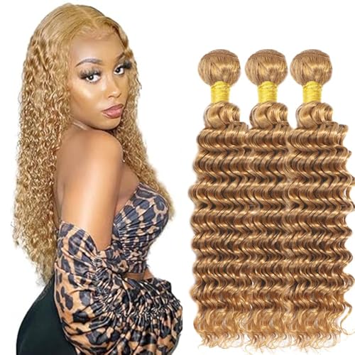 #27 Blonde Bundles Deep Wave 20 22 24 Inch