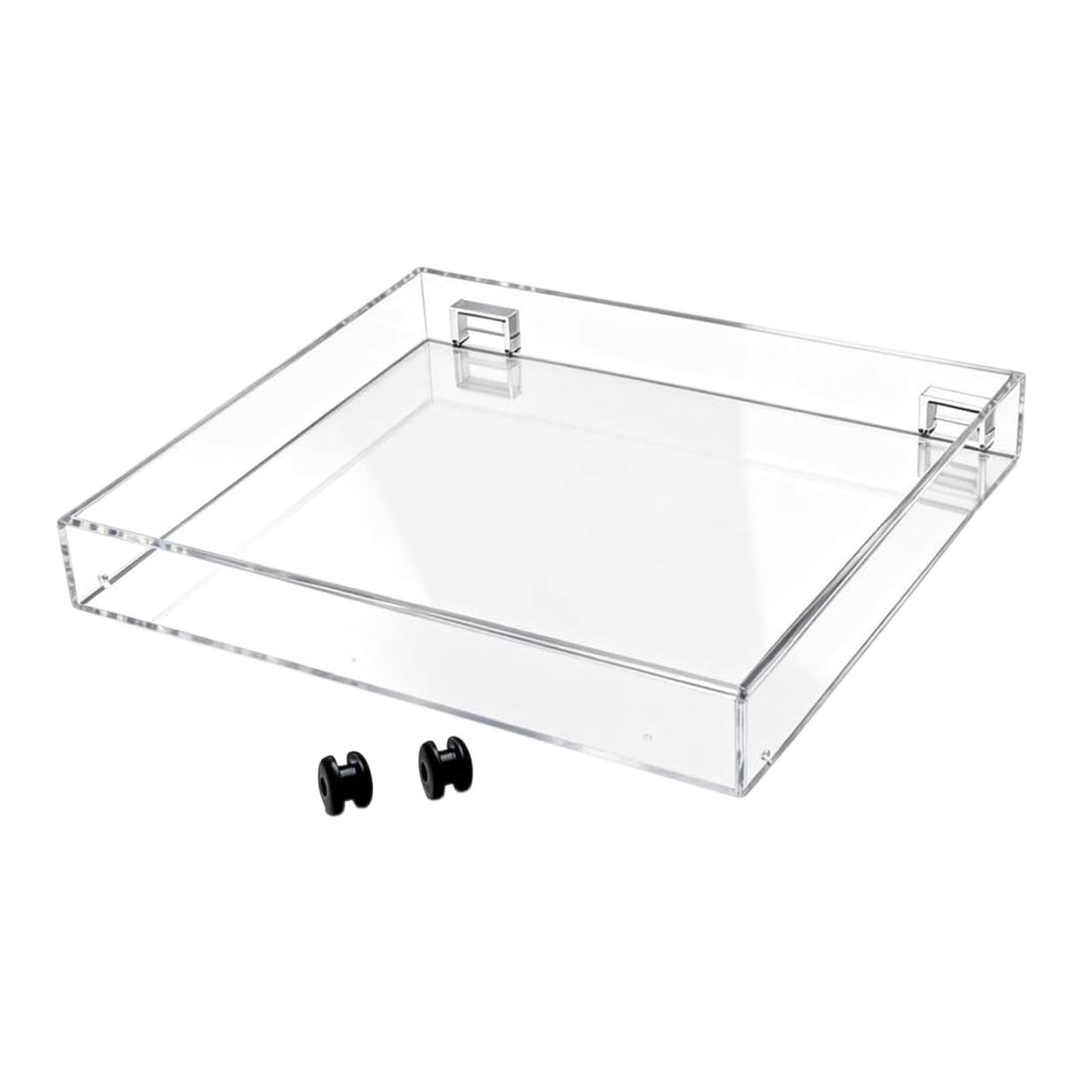 Copertura Protettiva Antipolvere per Giradischi Premium, Facile da Pulire, Accessorio, Trasparente, Coperchio Antipolvere per Giradischi LP120x