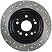 StopTech 127.40061L Sport Drilled/Slotted Brake Rotor (Rear Left), 1 Pack