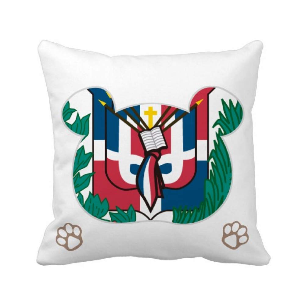 Housse de coussin République Dominicaine en textile de qualité supérieure