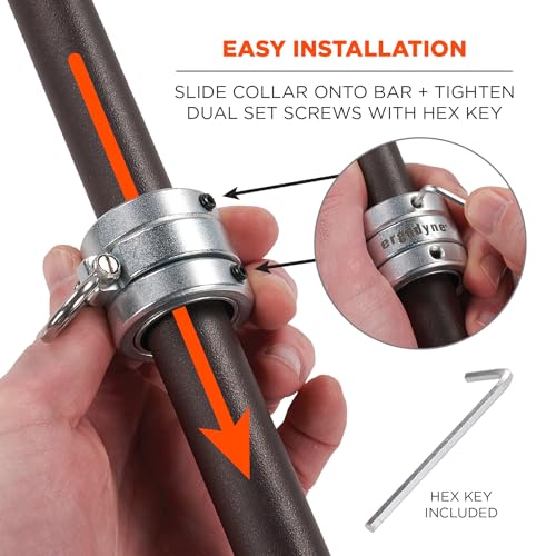 image for Ergodyne Squids 3791 Sleever Bar Lock Collar with Tethering Attachment