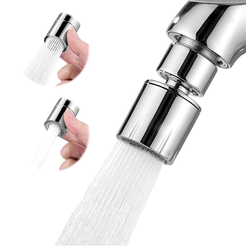 HASTHIP® Tap Extender for Kitchen Sink - 360° Swivel Faucet Aerator, 2-Mode Water Spray, High-Pressure and Water-Saving, Stainless Steel Universal Sink Faucet for Kitchen and Bathroom Sinks (B0D87FW5XX) Amazon Price History, Amazon Price Tracker