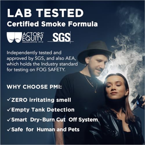 Image of PMI SmokeNINJA PRO HAZER KIT - Portable Fog Machine with Bluetooth, Upgraded Anti-Leak Fog Chamber, 3rd-Gen Haze Nozzle, 3-Min Continuous Output, USB-C Powered for Cinematic, Studio & Event Use