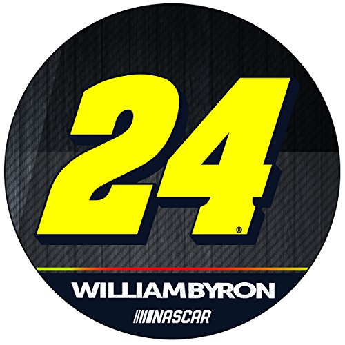R and R Imports William Byron Number 24 Nascar 4 Inch Round Magnet