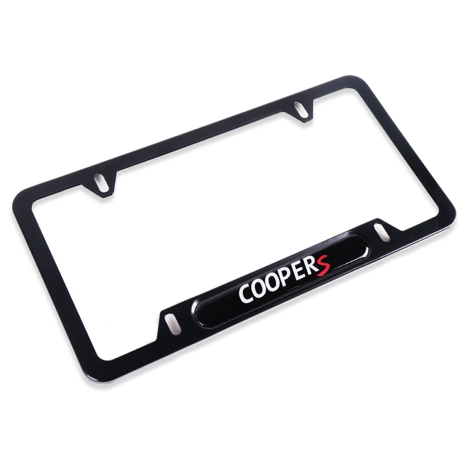 Chrome License Plate Frame For Mini – T304 Stainless Steel, Mirror Polish