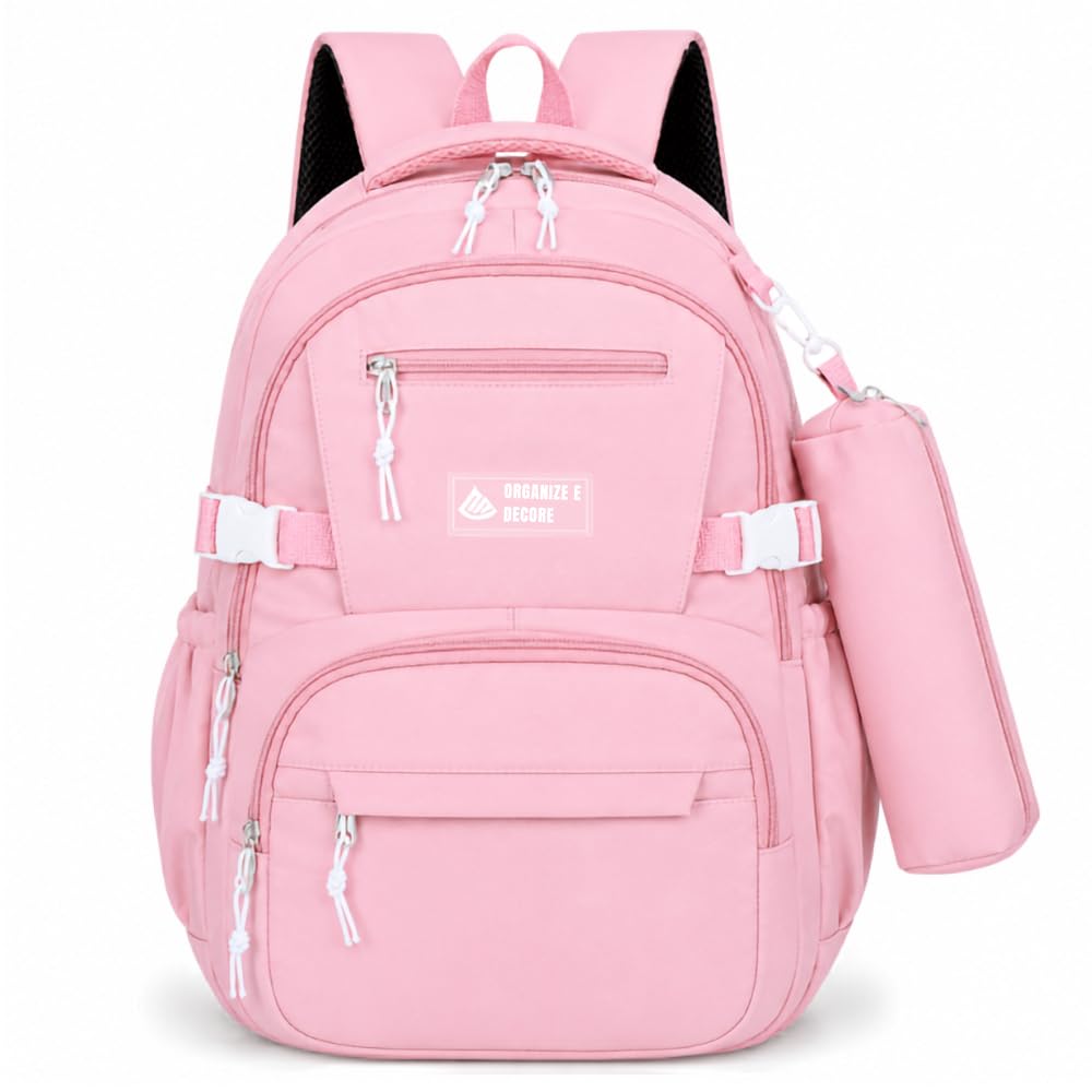 Mochila Escolar Grande Impermeável Bolsa Reforçada Com Bolso Antifurto e
