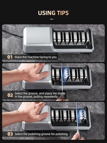 Reemix 4-Stage Electric Knife Sharpener with Repair Function — view 6