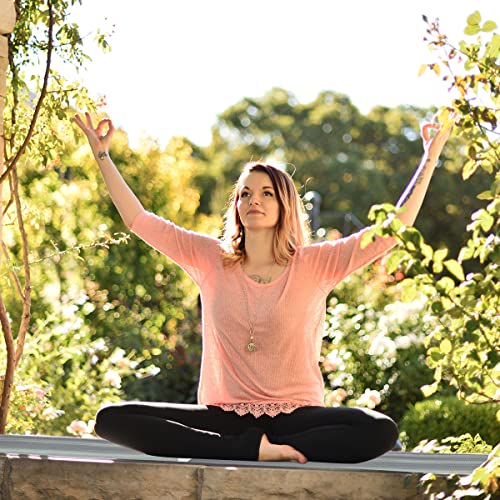 Image of Hugger Mugger Nature Ultra Yoga Mat - Unique Variegated Design, Extra Cushion, Durable, Sticky and Grippy, Stable Non-Slip Surface, Lightweight