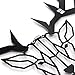 Hoagard Deer Head Metal Wall Art - Decoración geométrica para Pared -...