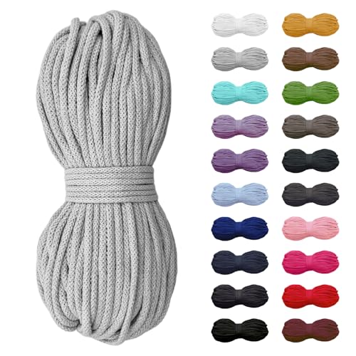 Slantastoffe 5 m di cordoncino di cotone 5 mm, cordoncino,