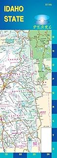 GM Johnson Maps Idaho State Pearl Map (Laminated, Full Color, Travel Map, 8.5 x 11 inches)