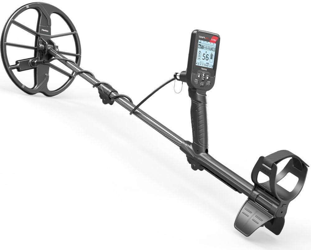 Nokta Simplex Ultra con puntatore Nokta, rilevatore di metallo, IP68, completamente impermeabile, metal detector professionale, sondole, per adulti