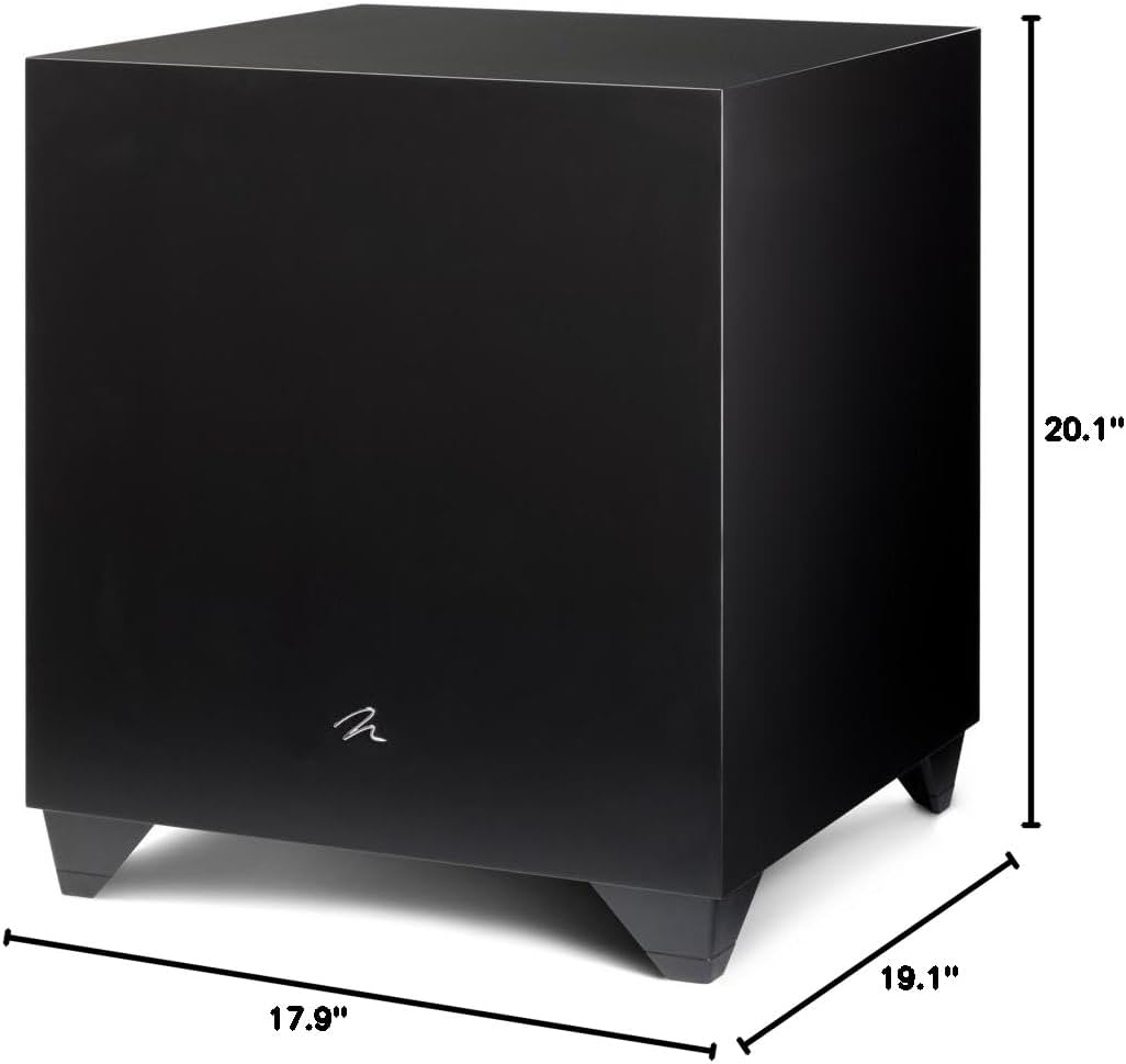 MartinLogan Dynamo 1600 X 15-inch 1800 Watt Powered Subwoofer with Sub