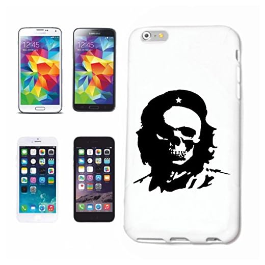 Reifen-Markt Hard Cover - Funda para teléfono móvil Compatible con Samsung Galaxy S6 Borde Che Guevara Cuba Totenkopf cráneo Cuba Fidel Fun Borde