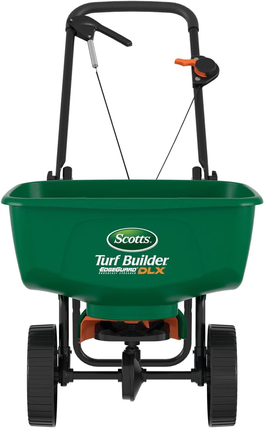 Scotts Turf Builder EdgeGuard DLX Broadcast Spreader for Seed