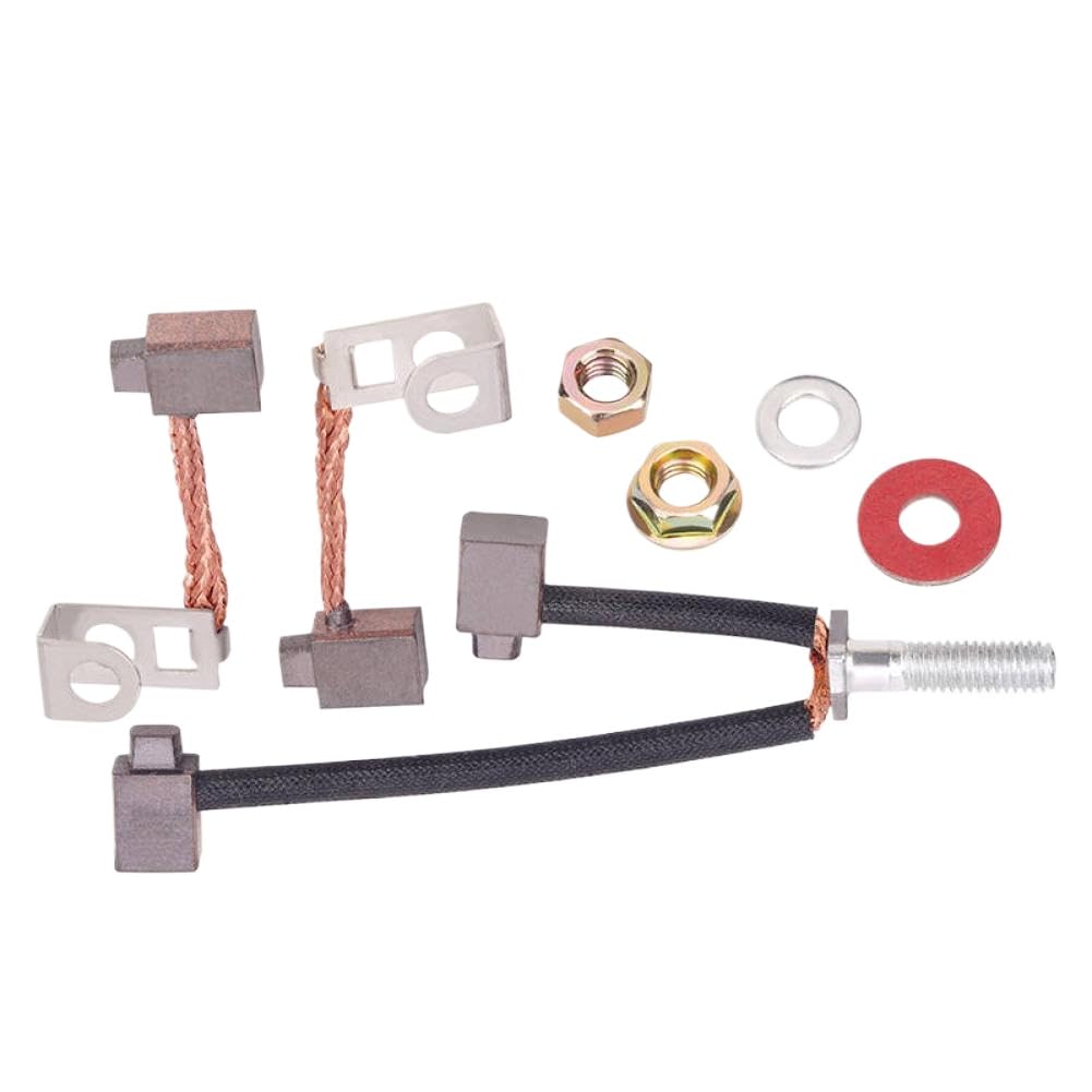 Kit de balais de charbon de moteur de générateur de démarreur de moto, Compatible avec 32-098-01 32-098-01S 32-098-03 32-098-03S 32-098-04 32-098-04S