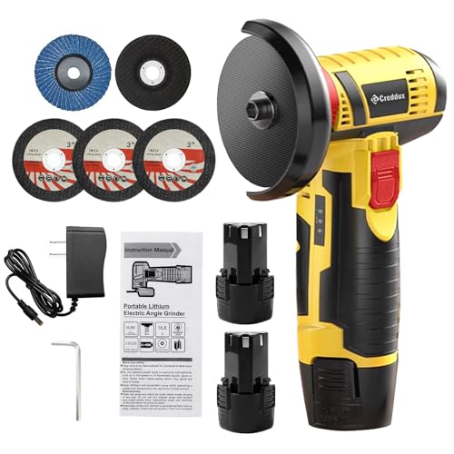 Creddux 3-Inch Cordless Angle Grinder