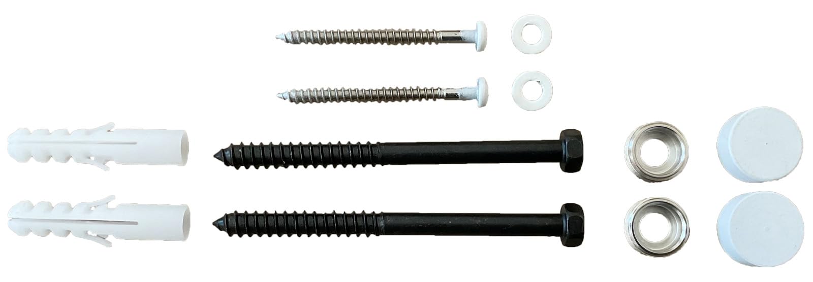 Waschtischkonsole Wandkonsole Stahl weiß L-Form 2 Stück (450x150mm)