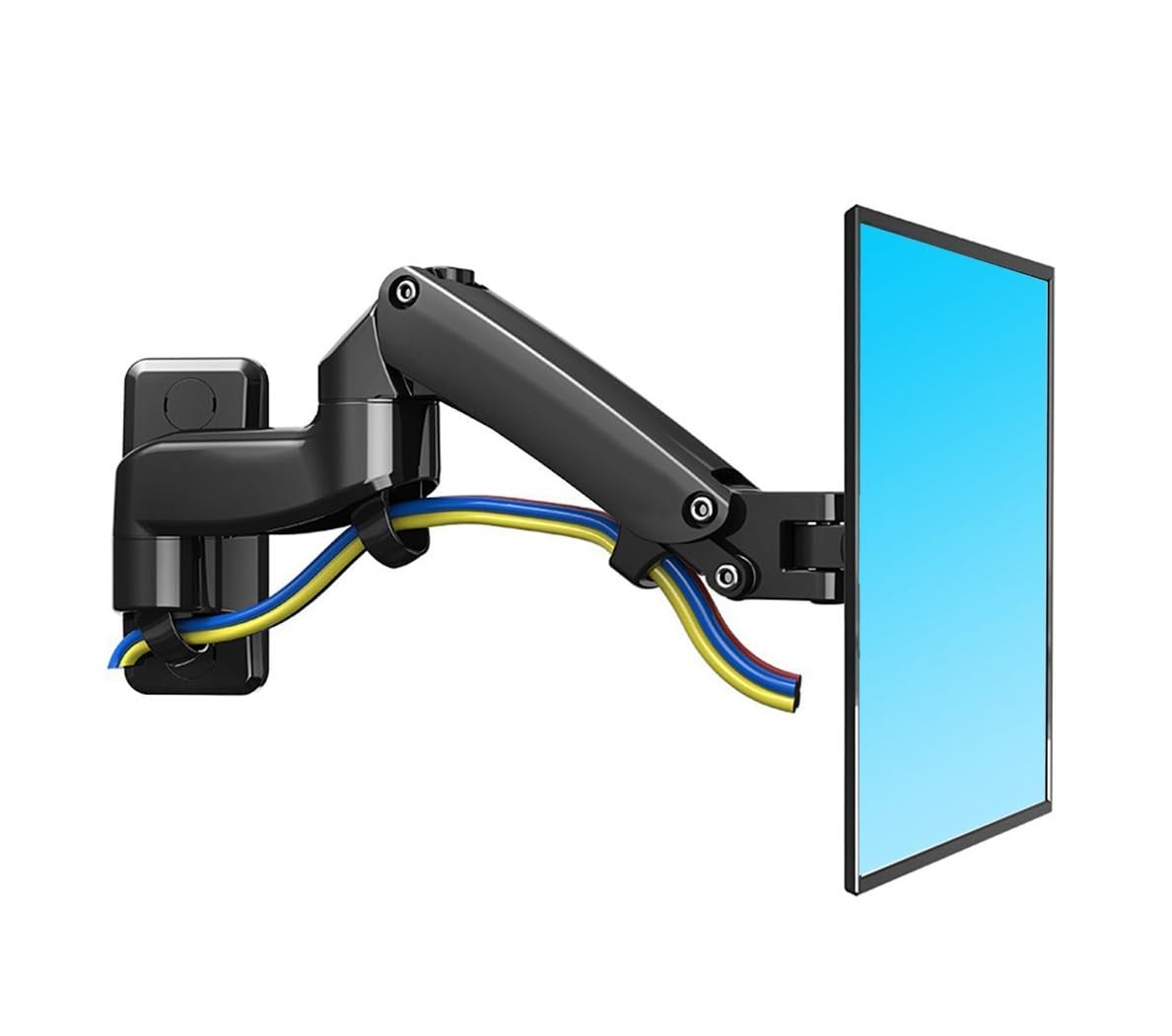 North Bayou NB Gas-Strut Monitor Arm for 17” to 35”, Load 3-12kg, Double Extension.-image-23