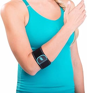 DonJoy Advantage DA161EB01-BLK Golf/Tennis Elbow Lightweight Strap for Golfer's and Tennis Elbow, Adjustable