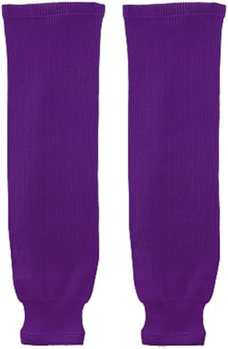 Pro Style Rib-Knit - Calcetines de manguera de hockey sobre hielo (par) para niños jóvenes, 19.7-21.7in de largo