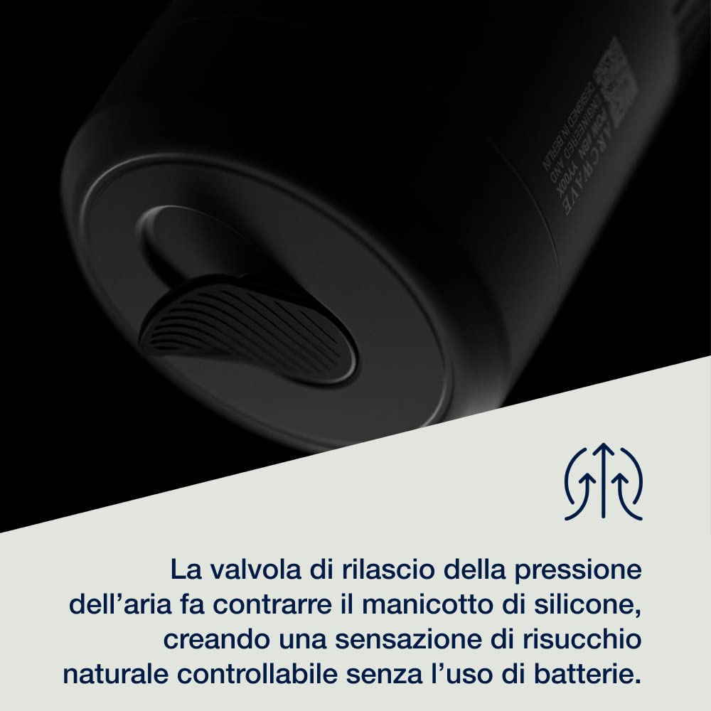 Arcwave Pow Masturbatore Maschile | Stroker per il Pene | Dispositivo per la Masturbazione| Sex toy per Uomini| Giochi Sessuali per Adulti | Nero