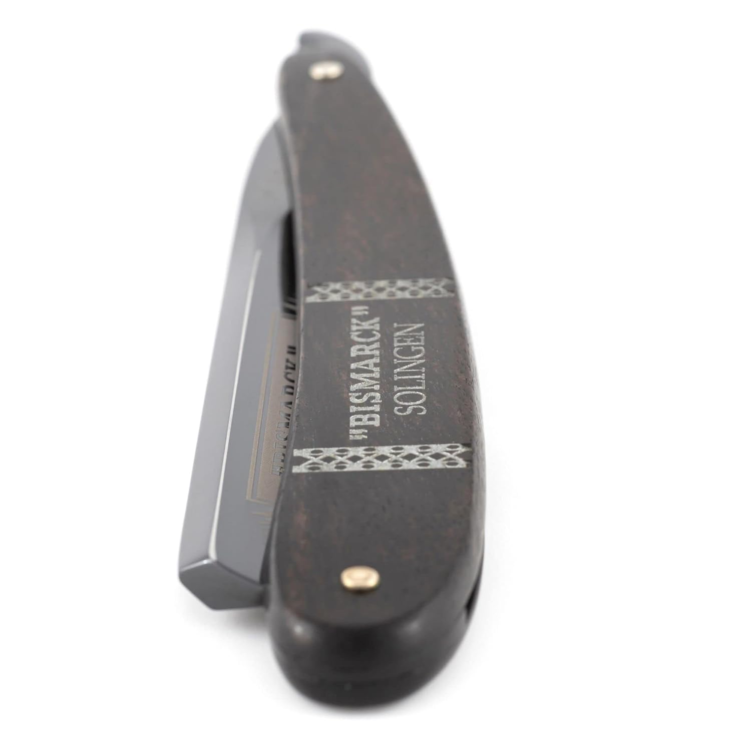 Dovo Straight Razor, Ebony, Shave Ready with Silver, 6/8, 1 ct.