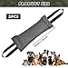 Beisswurst Für Hunde, 2 Stück 30cm Jute Beisswurst, Beißwursts Hunde Mit 2 Griff, Sehr Robustes Hundes Beisswursts, Hundes Training Zubehör, Zerrspielzeug Hund Zum Training Zerrspielzeug (Grau)