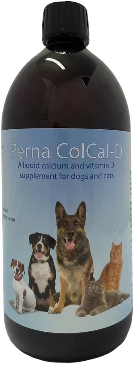Perna ColCal-D Liquid Calcium and Vitamin D Supplement for Dogs and Cats, 250ml, with Vitamin E