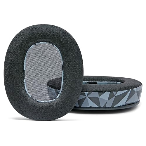 Almohadillas para auriculares WC Freeze Inzone con gel refrigerante para Sony Inzone H9 y H7 | Hechas por Wicked Cushions | Mayor comodidad, durabilidad, grosor y aislamiento acústico para juegos épicos | Gris Geo miniatura 6
