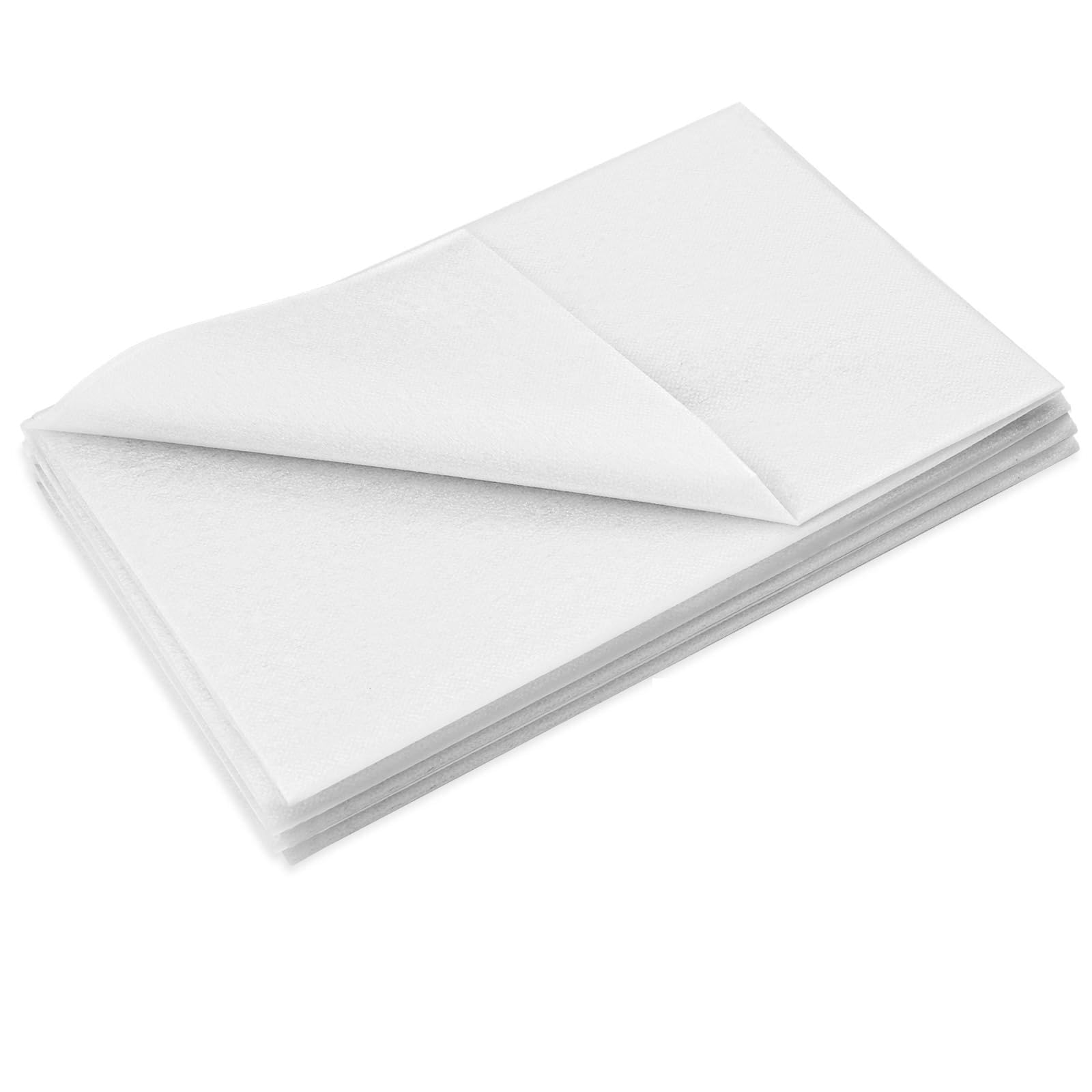 Wamkon 75 x 200 cm breit Bügelvlies, Weiß aufbügelbare Vlies Einlagestoff in Leichter Stärke (30g/m²) zum Nähen, Quilten, Basteln, Schneidern
