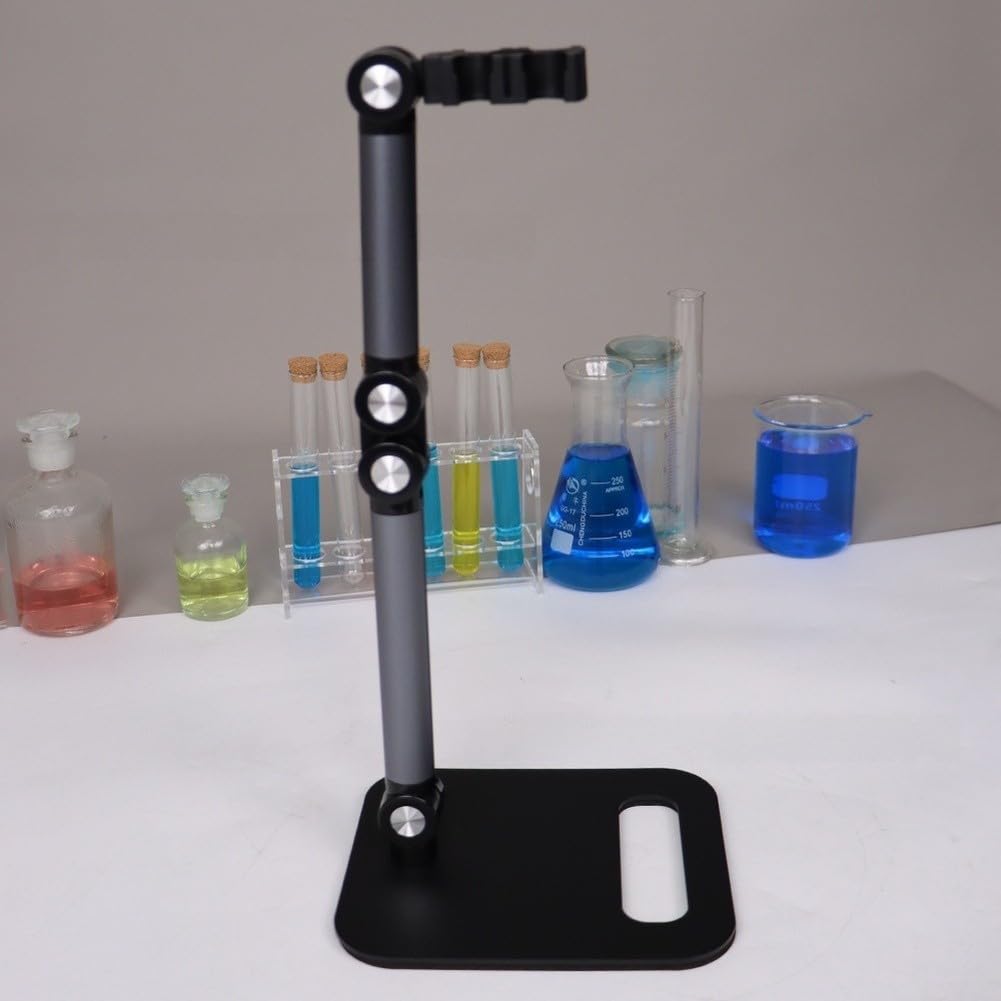 Support d'électrode de laboratoire réglable avec bras de support de 30 cm pour un positionnement précis dans des expériences scientifiques et des laboratoires de recherche compatible avec les