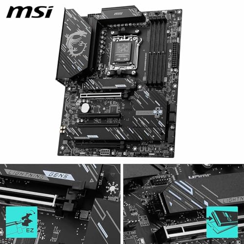 Image of Micro Center AMD Ryzen 9 9950X CPU Processor with MSI X870 Gaming Plus WiFi Motherboard (ATX, AM5, DDR5, PCIe 5.0 x16, M.2 Gen5, Wi-Fi 7, 5G LAN)