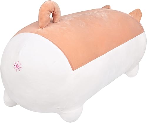 Miniatura 10 de Auspicious beginning - Juguete de felpa Shiba Inu peluche suave tipo almohada de perros y mascotas el mejor regalo para niños y niñas Marrón