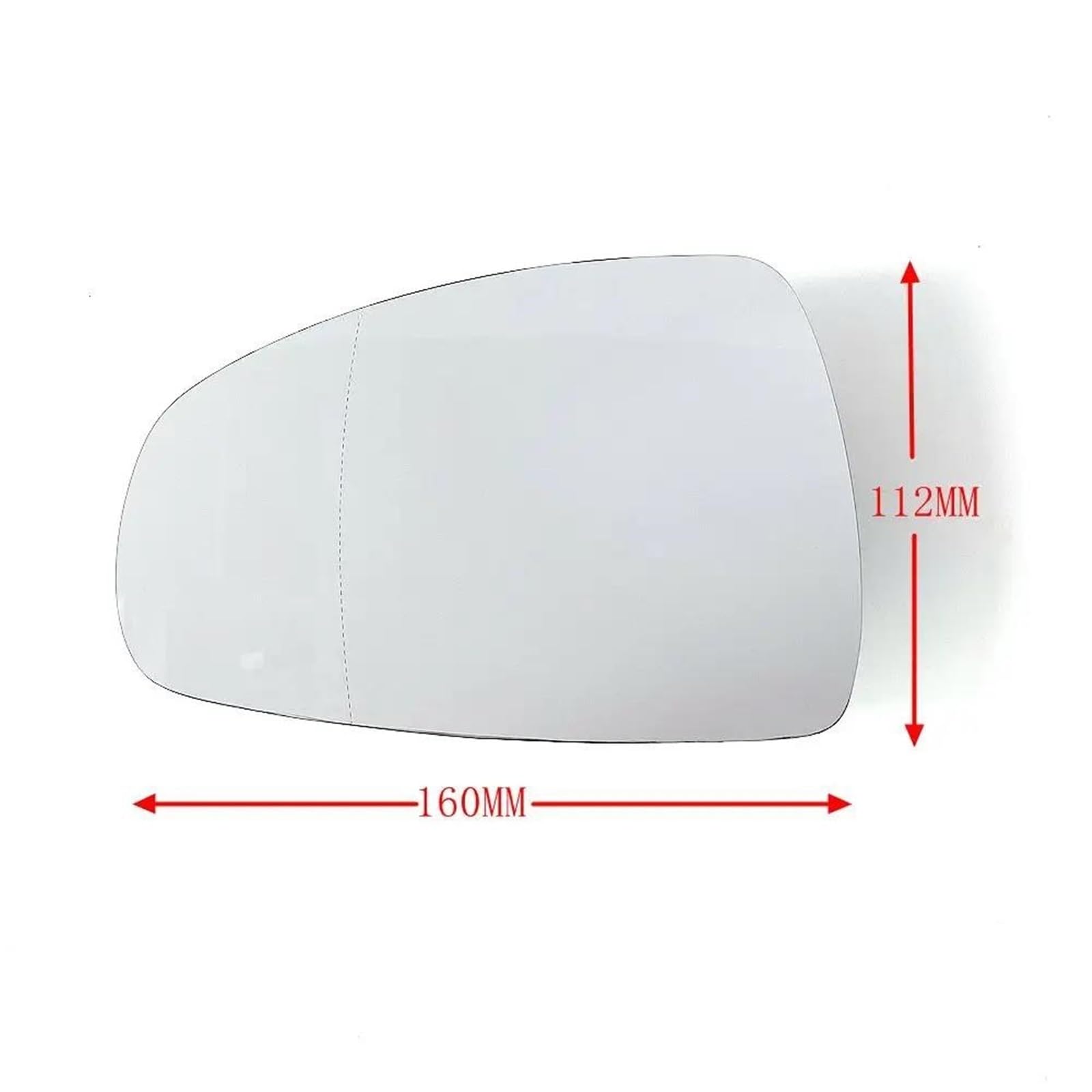 Espejos Retrovisores De Coche Para A1 2010-2017, Espejo Retrovisor Izquierdo Y Derecho, Repuesto De Lentes De Espejo Retrovisor Cristal de retrovisor lateral(BIEN)